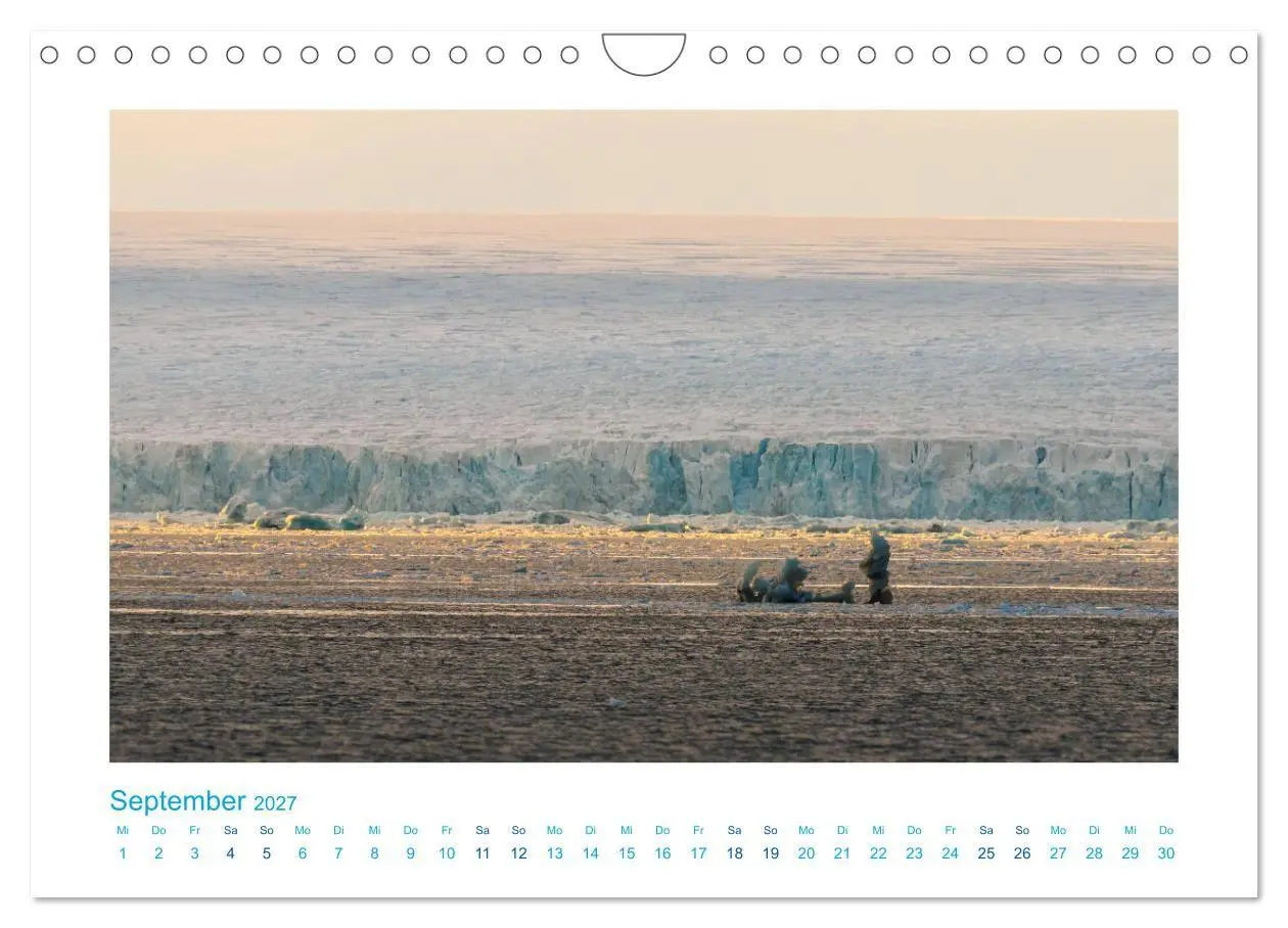 Bild: 9783569768833 | Spitzbergen - Landschaft - Eis - Tierwelt (Wandkalender 2027 DIN A4...