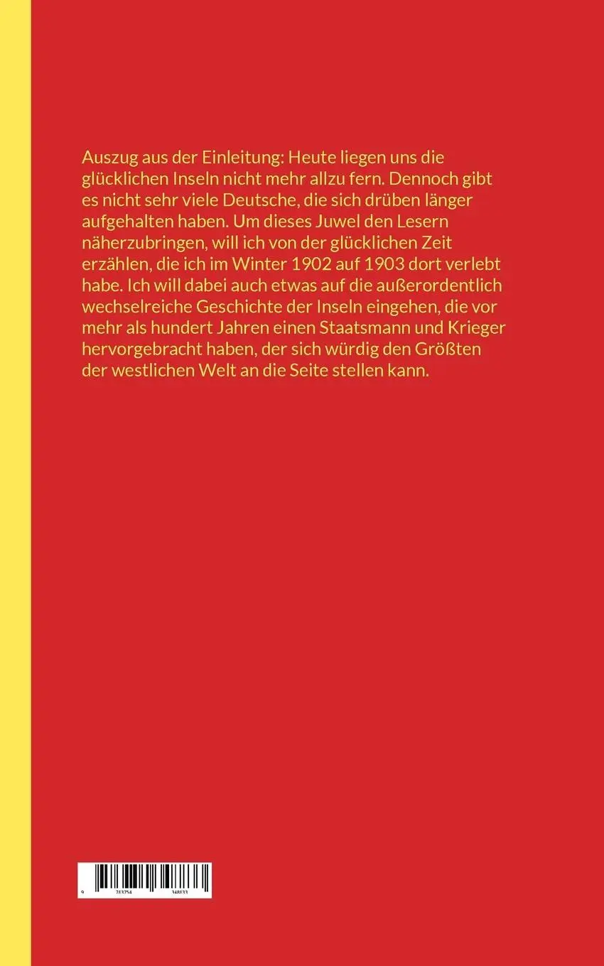 Rückseite: 9783754348833 | Auf den Inseln des ewigen Frühlings | Arthur Berger | Taschenbuch
