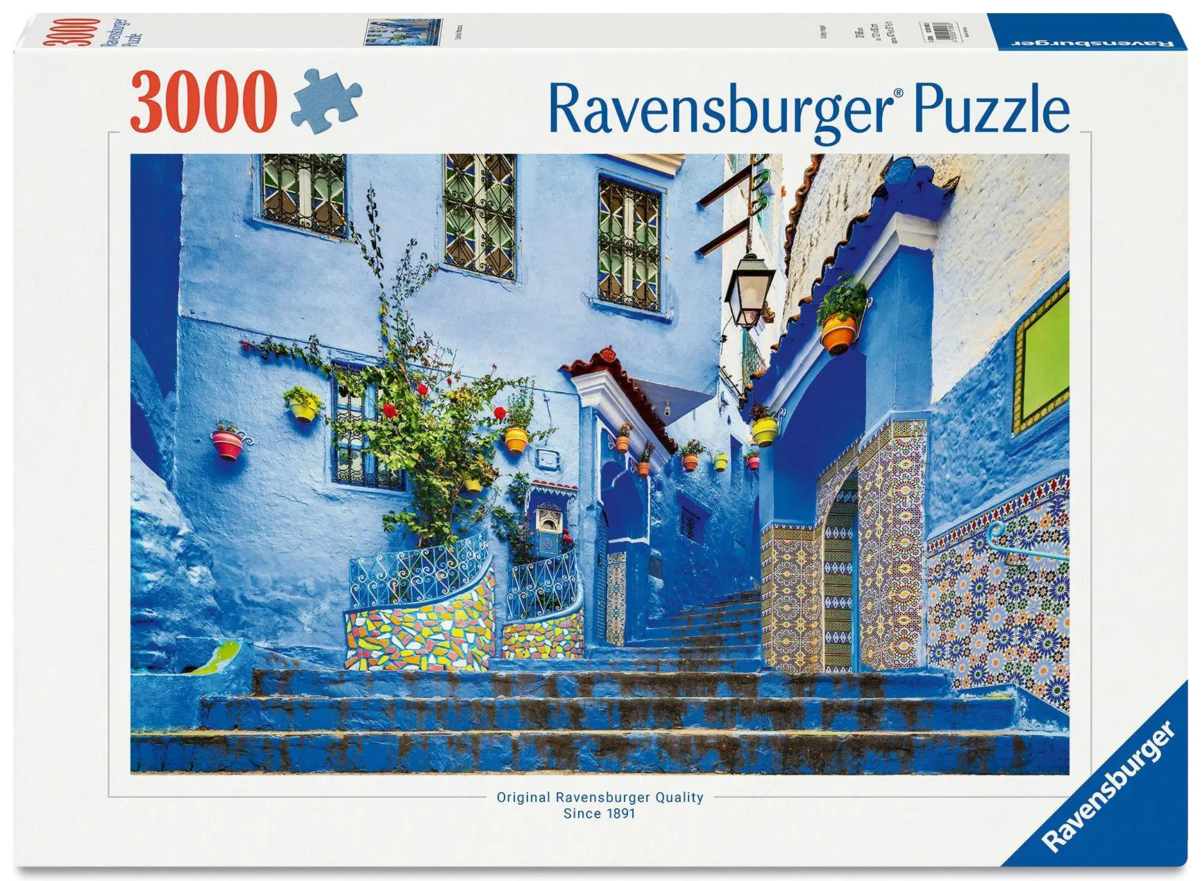 Cover: 4005555018933 | Erwachsenenpuzzle 3000 Teile - Marokko in Blau | Spiel | 12001893