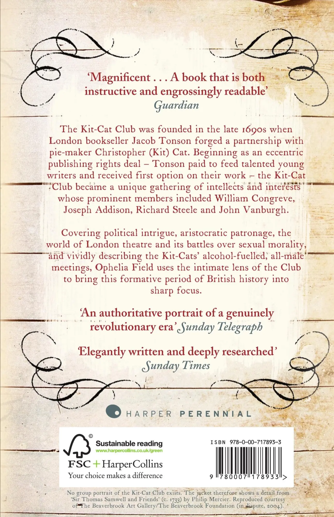 Rückseite: 9780007178933 | The Kit-Cat Club | Ophelia Field | Taschenbuch | Englisch | 2009