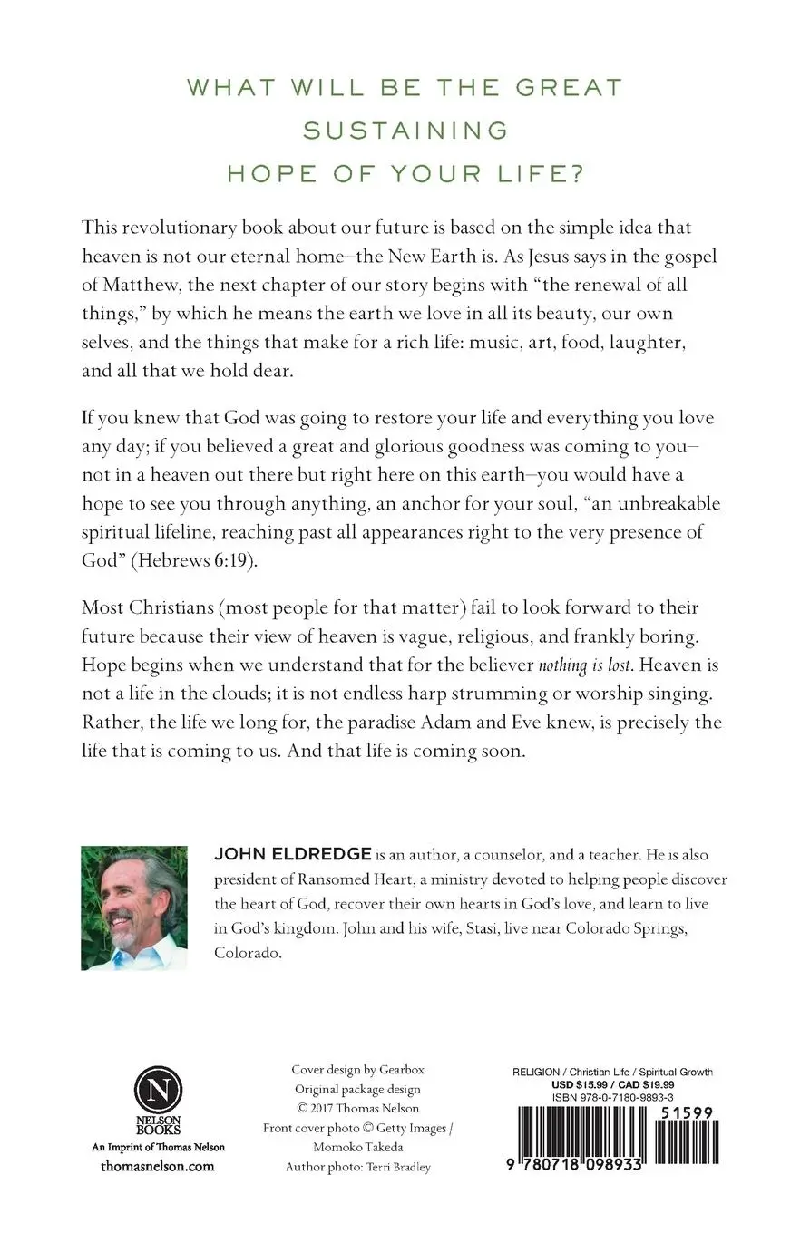 Rückseite: 9780718098933 | All Things New | John Eldredge | Taschenbuch | Kartoniert / Broschiert