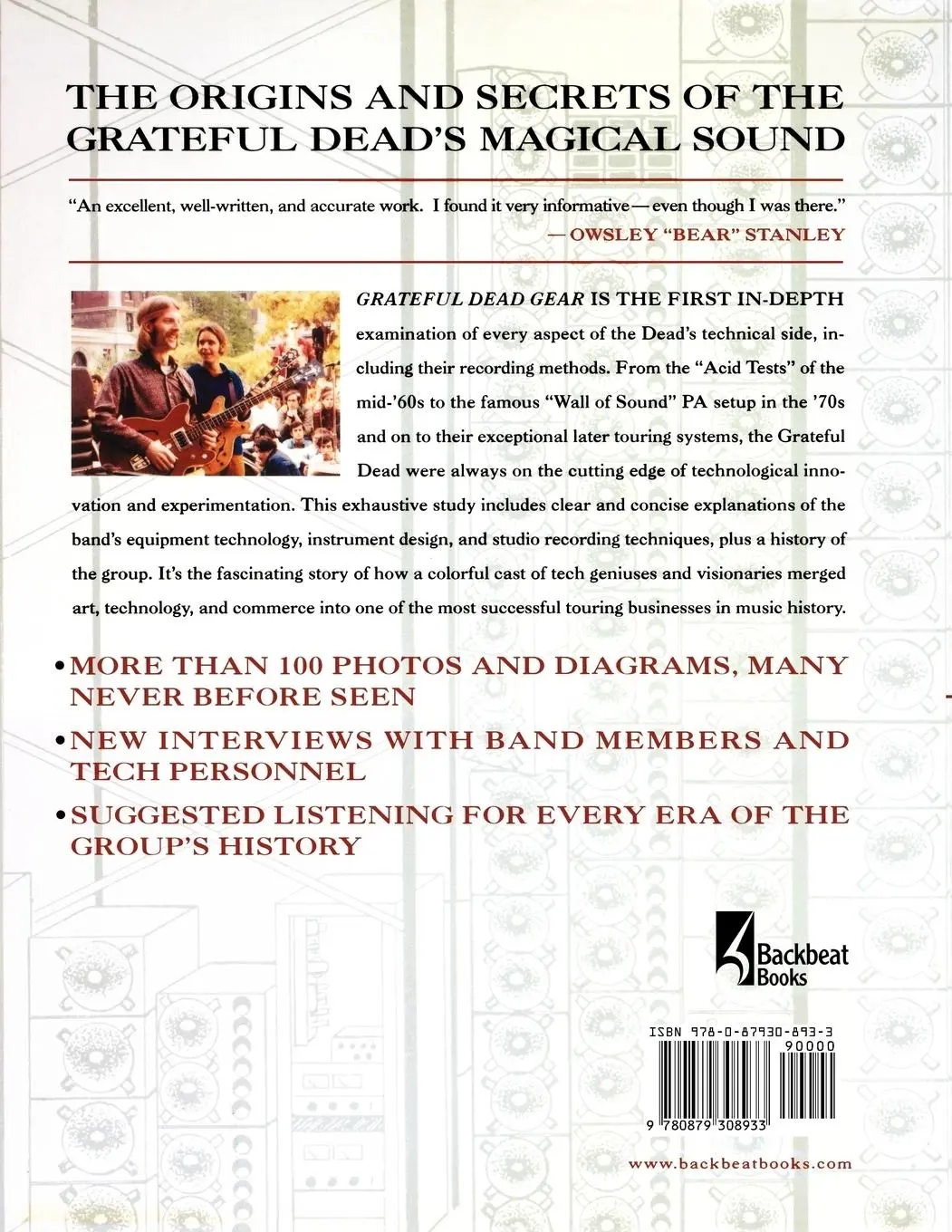 Rückseite: 9780879308933 | Grateful Dead Gear | Blair Jackson | Taschenbuch | Englisch | 2006