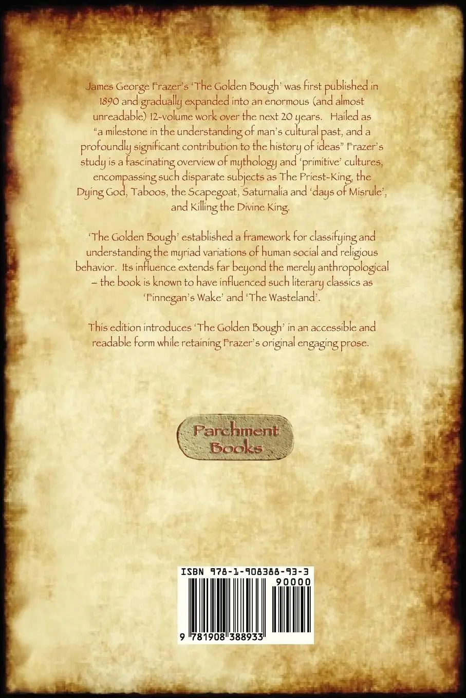 Rückseite: 9781908388933 | The Golden Bough | a study of magic and religion | James George Frazer