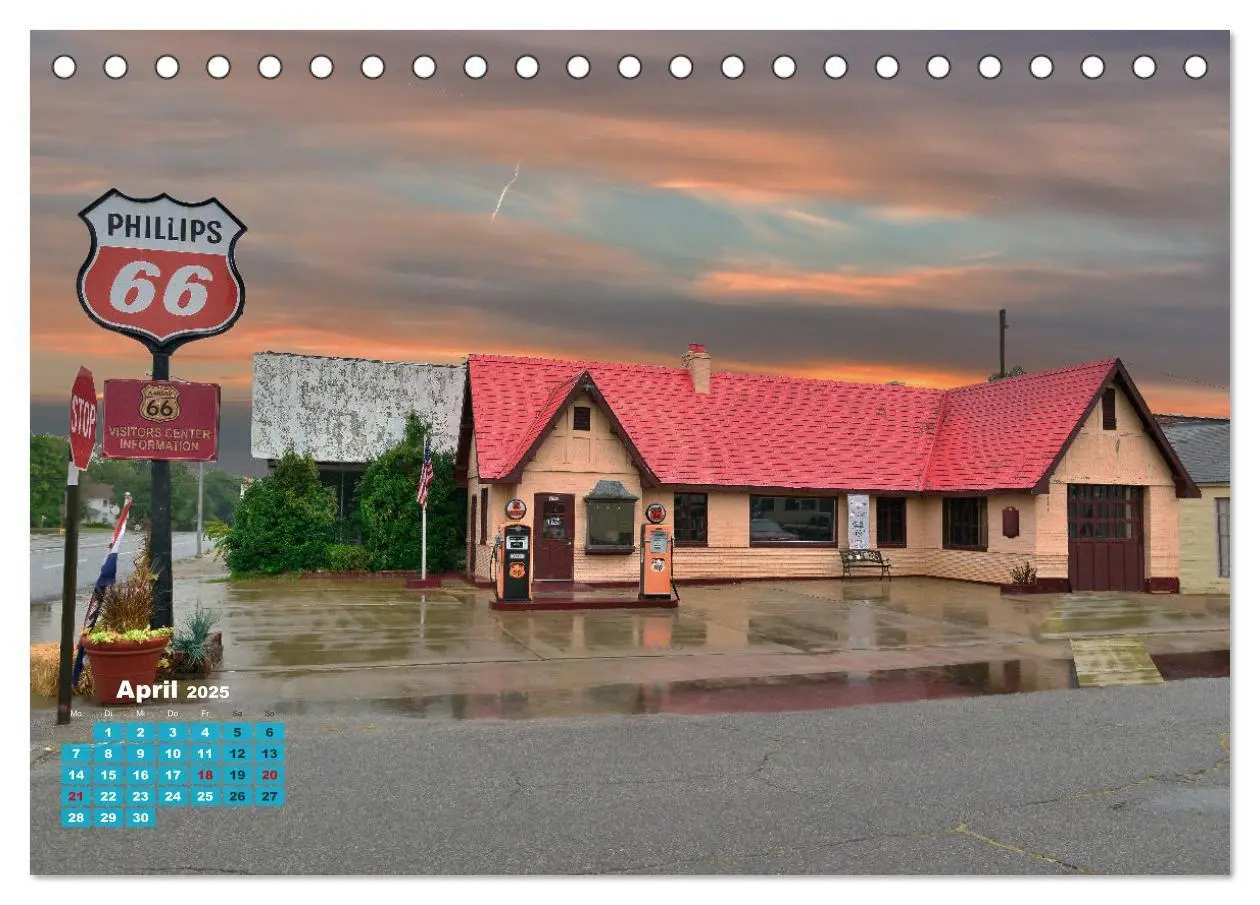 Bild: 9783457198933 | Historic Route 66 - National Scenic Byway (Tischkalender 2025 DIN...