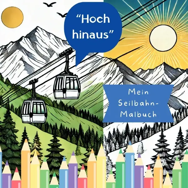 Cover: 9783819088933 | Hoch hinaus - Mein Seilbahn-Malbuch | Aferdita Wy | Taschenbuch | 2025