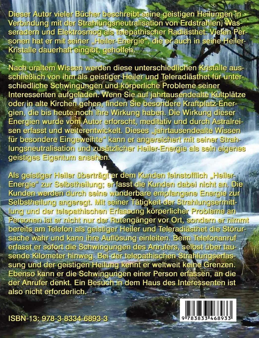 Rückseite: 9783833468933 | Heiler-Energie | Helmut Geppert | Taschenbuch | 244 S. | Deutsch