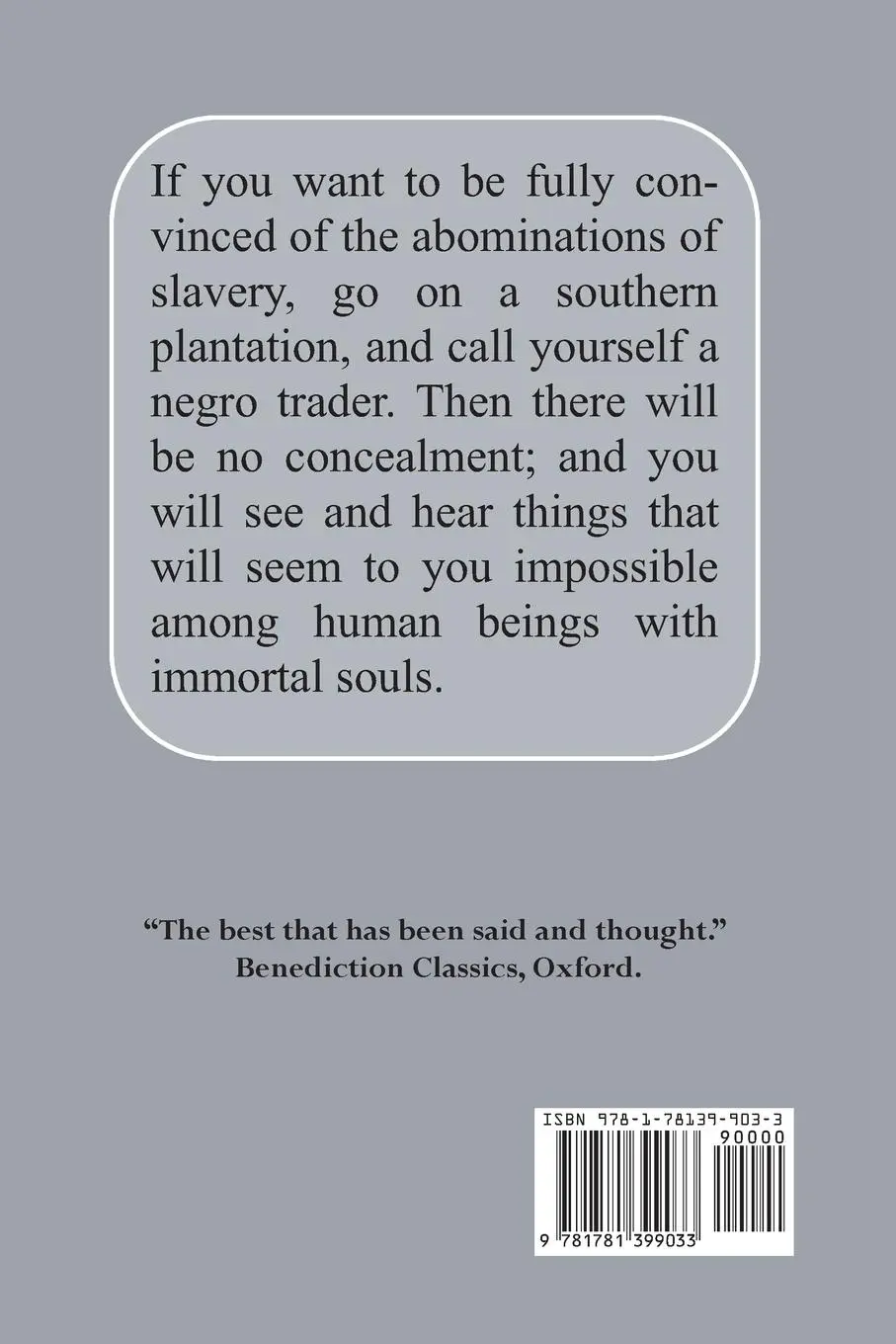 Rückseite: 9781781399033 | Incidents in the Life of a Slave Girl | Harriet Jacobs | Taschenbuch