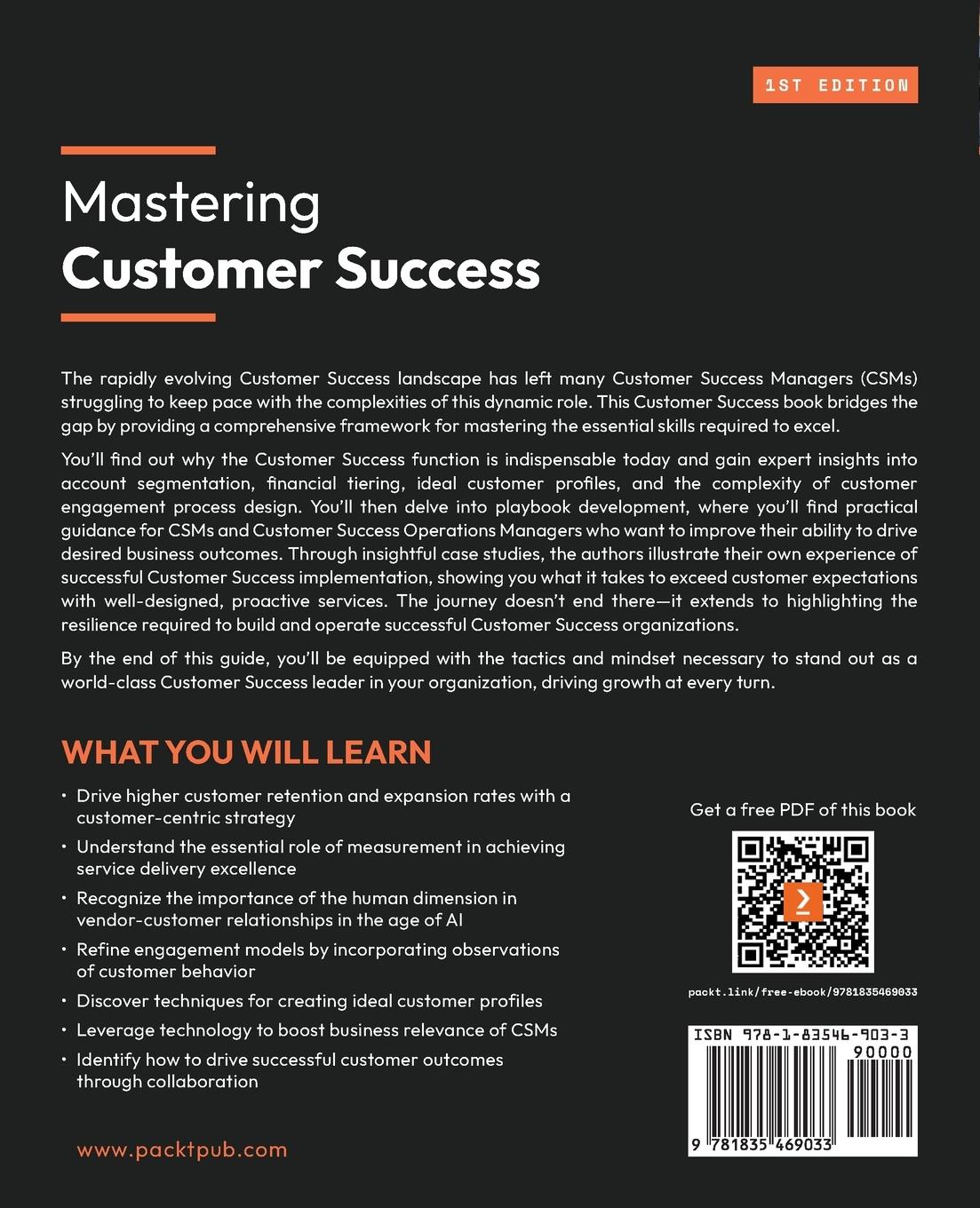 Rückseite: 9781835469033 | Mastering Customer Success | Jeff Mar (u. a.) | Taschenbuch | Englisch