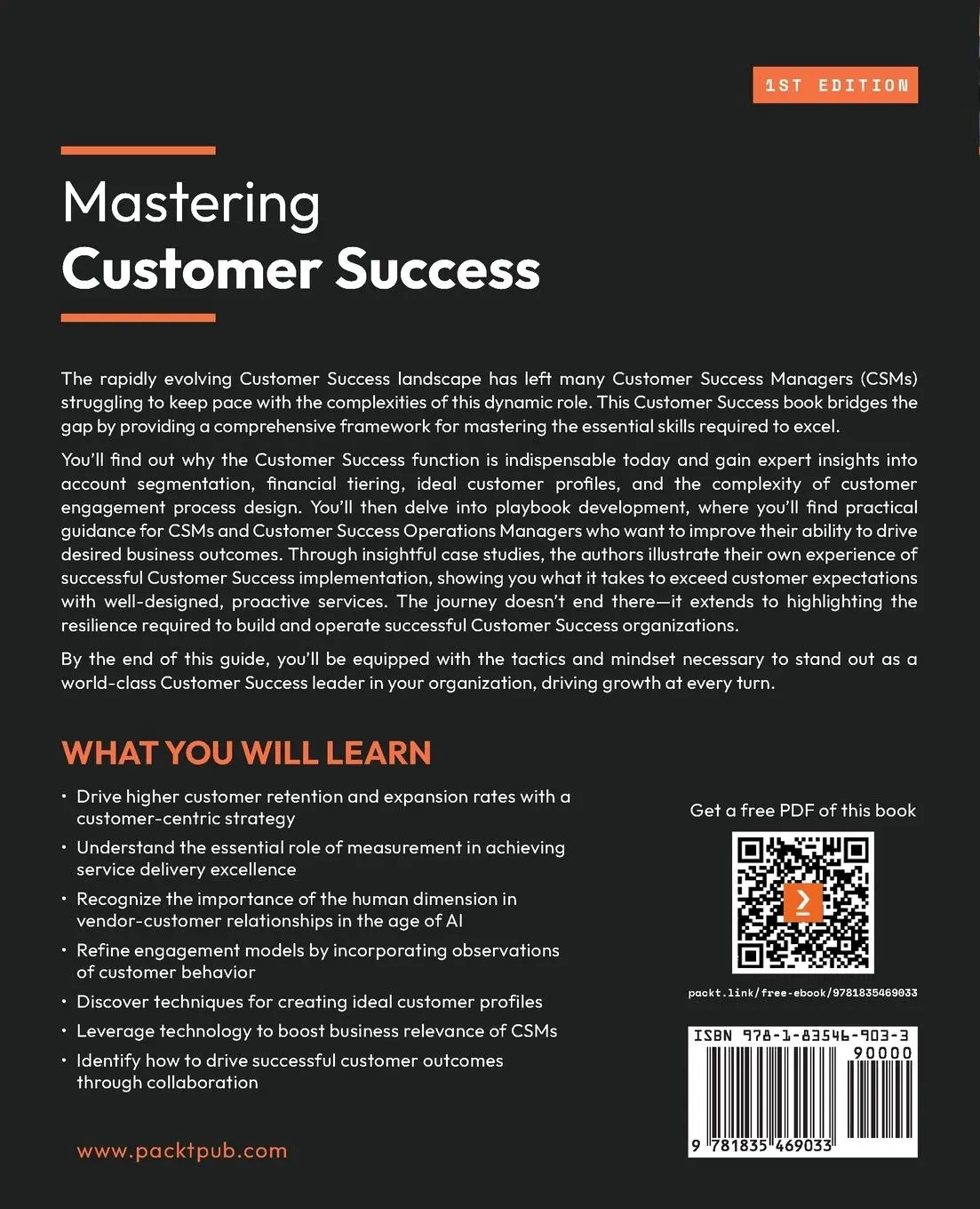 Rückseite: 9781835469033 | Mastering Customer Success | Jeff Mar (u. a.) | Taschenbuch | Englisch
