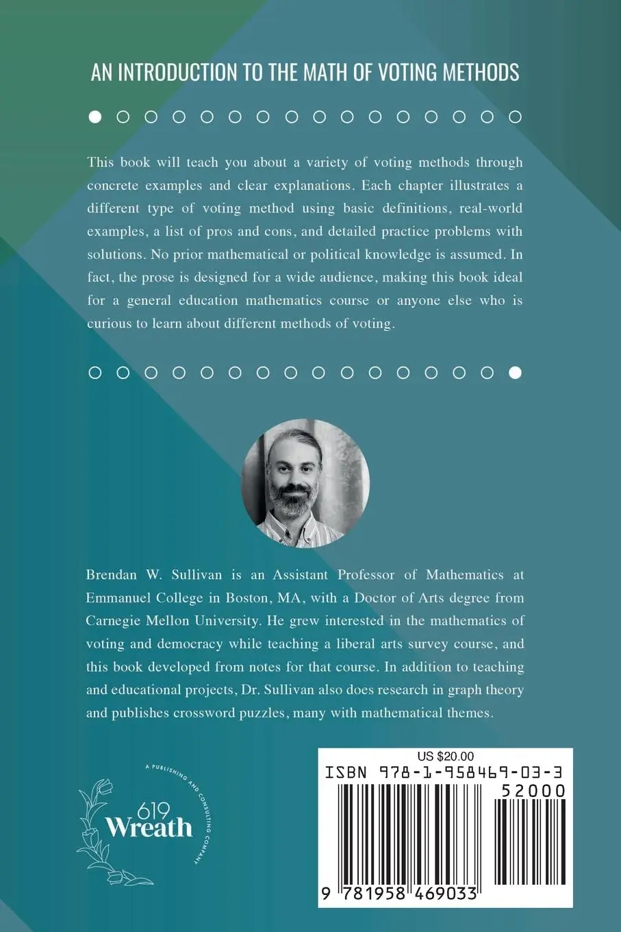 Rückseite: 9781958469033 | An Introduction to the Math of Voting Methods | Brendan W Sullivan
