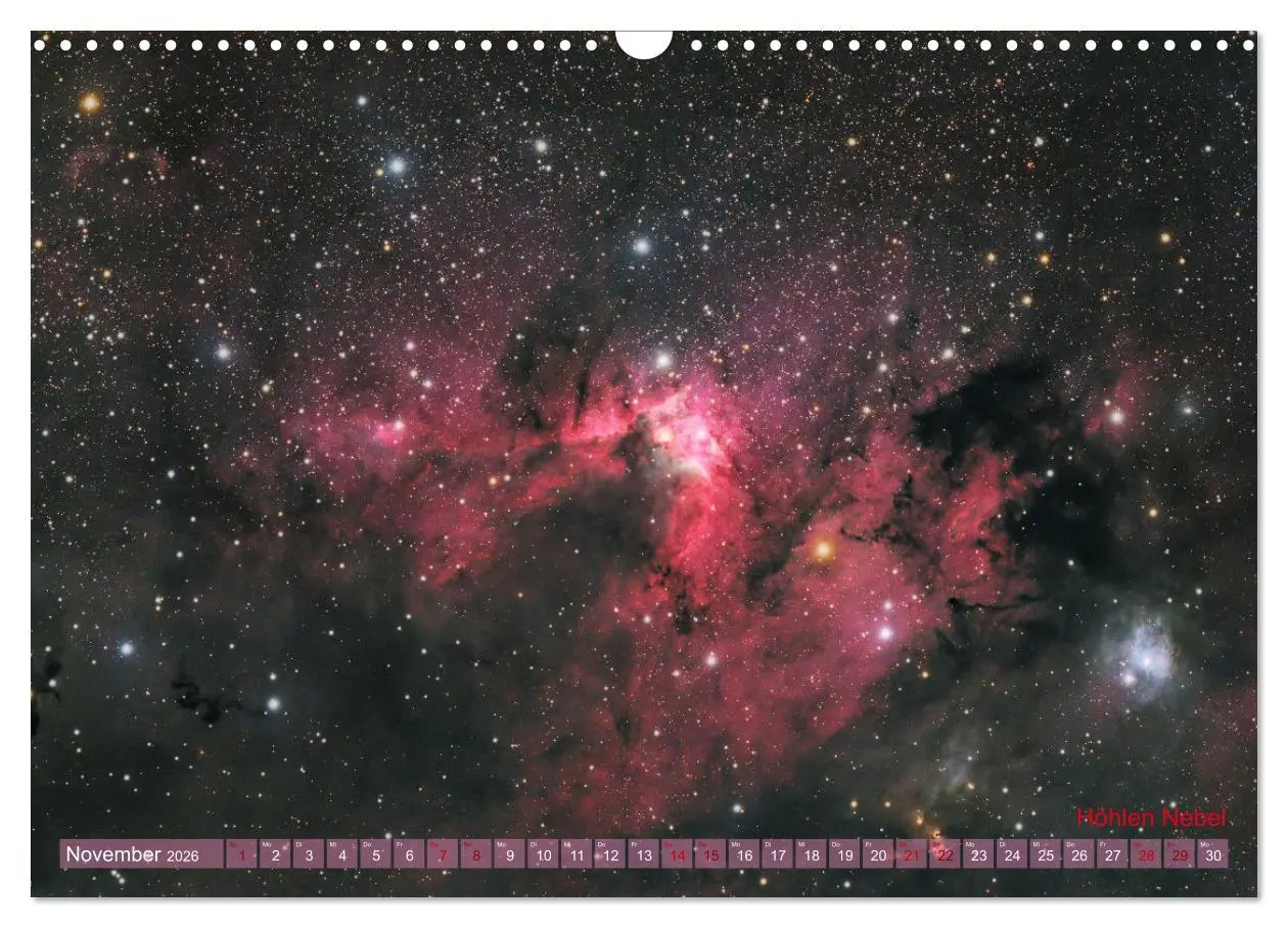 Bild: 9783457399033 | Deep Sky Kalender (Wandkalender 2026 DIN A3 quer), CALVENDO...