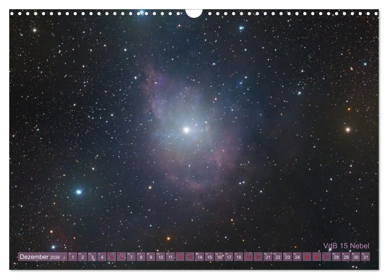 Bild: 9783457399033 | Deep Sky Kalender (Wandkalender 2026 DIN A3 quer), CALVENDO...