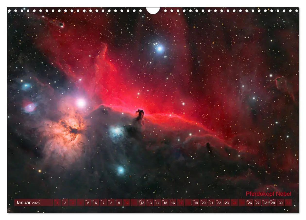 Bild: 9783457399033 | Deep Sky Kalender (Wandkalender 2026 DIN A3 quer), CALVENDO...