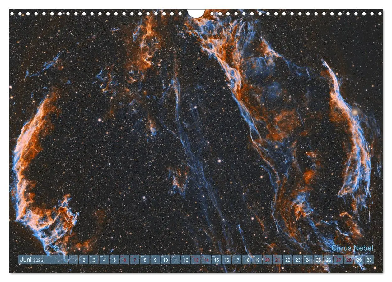 Bild: 9783457399033 | Deep Sky Kalender (Wandkalender 2026 DIN A3 quer), CALVENDO...