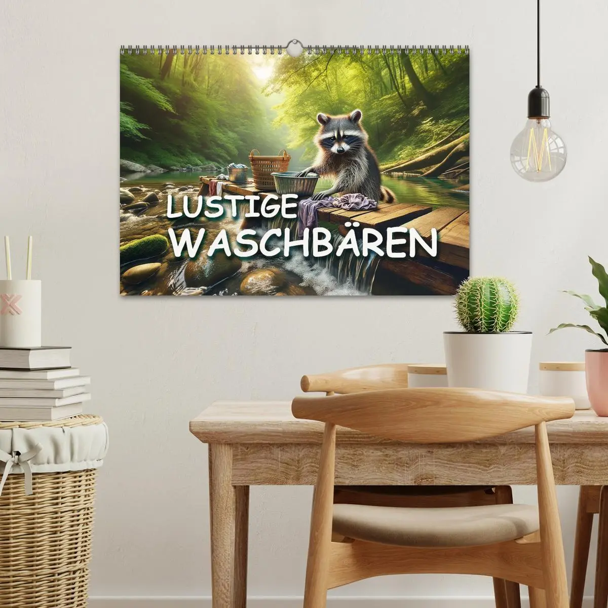 Bild: 9783457469033 | Lustige Waschbären (Wandkalender 2026 DIN A3 quer), CALVENDO...