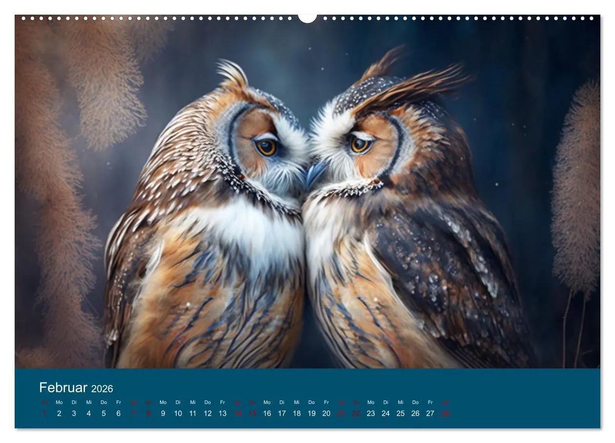 Bild: 9783457539033 | Eule gut... alles gut! (Wandkalender 2026 DIN A2 quer), CALVENDO...