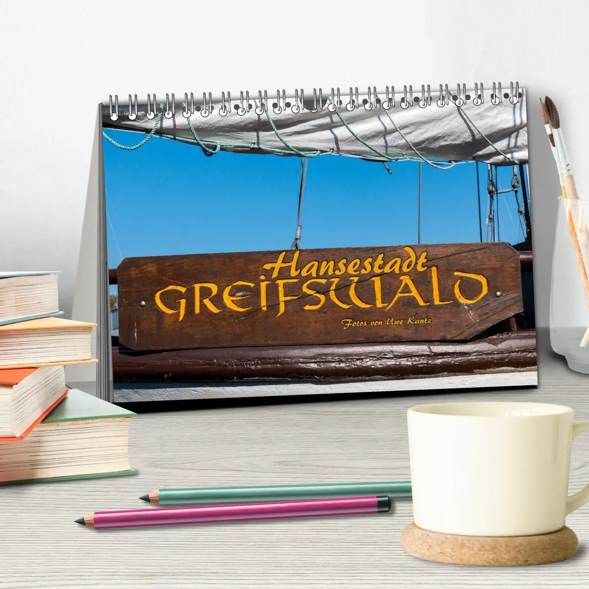 Bild: 9783457849033 | Hansestadt Greifswald (Tischkalender 2026 DIN A5 quer), CALVENDO...