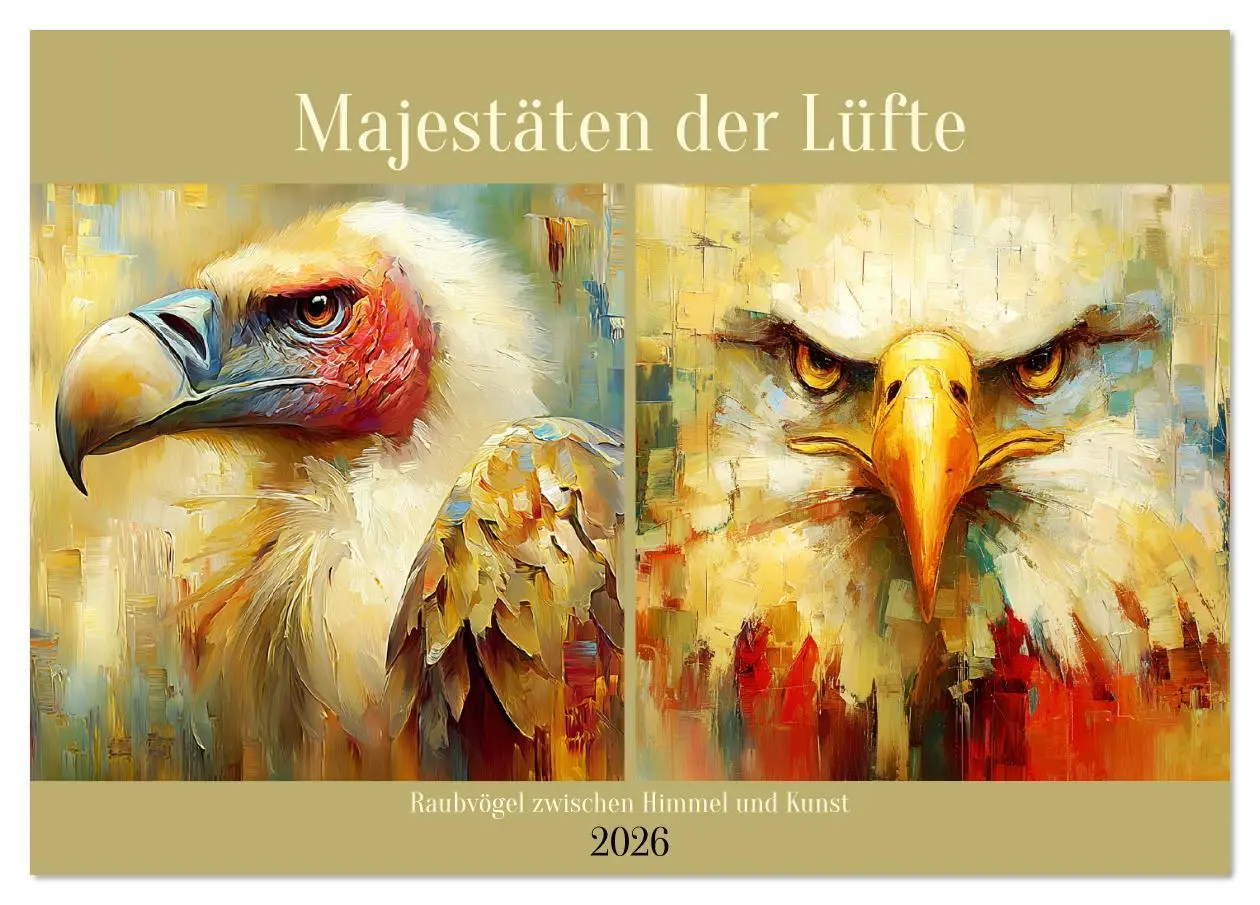 Cover: 9783516629033 | Majestäten der Lüfte. Raubvögel zwischen Himmel und Kunst...