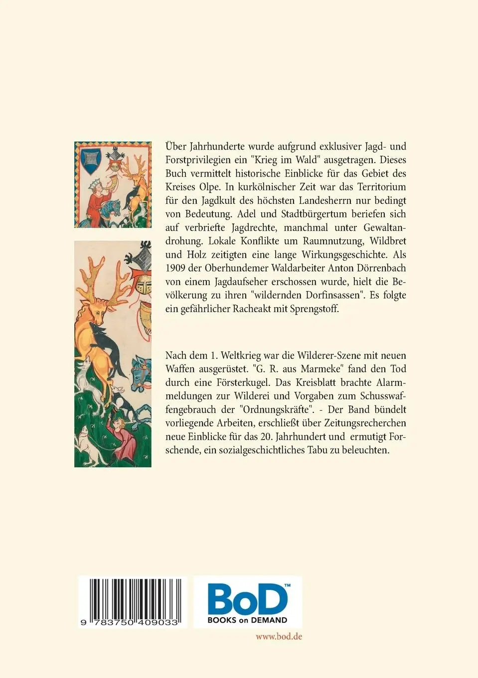 Rückseite: 9783750409033 | Heimliche Jagd | Historische Waldkonflikte im Kreisgebiet Olpe | Buch