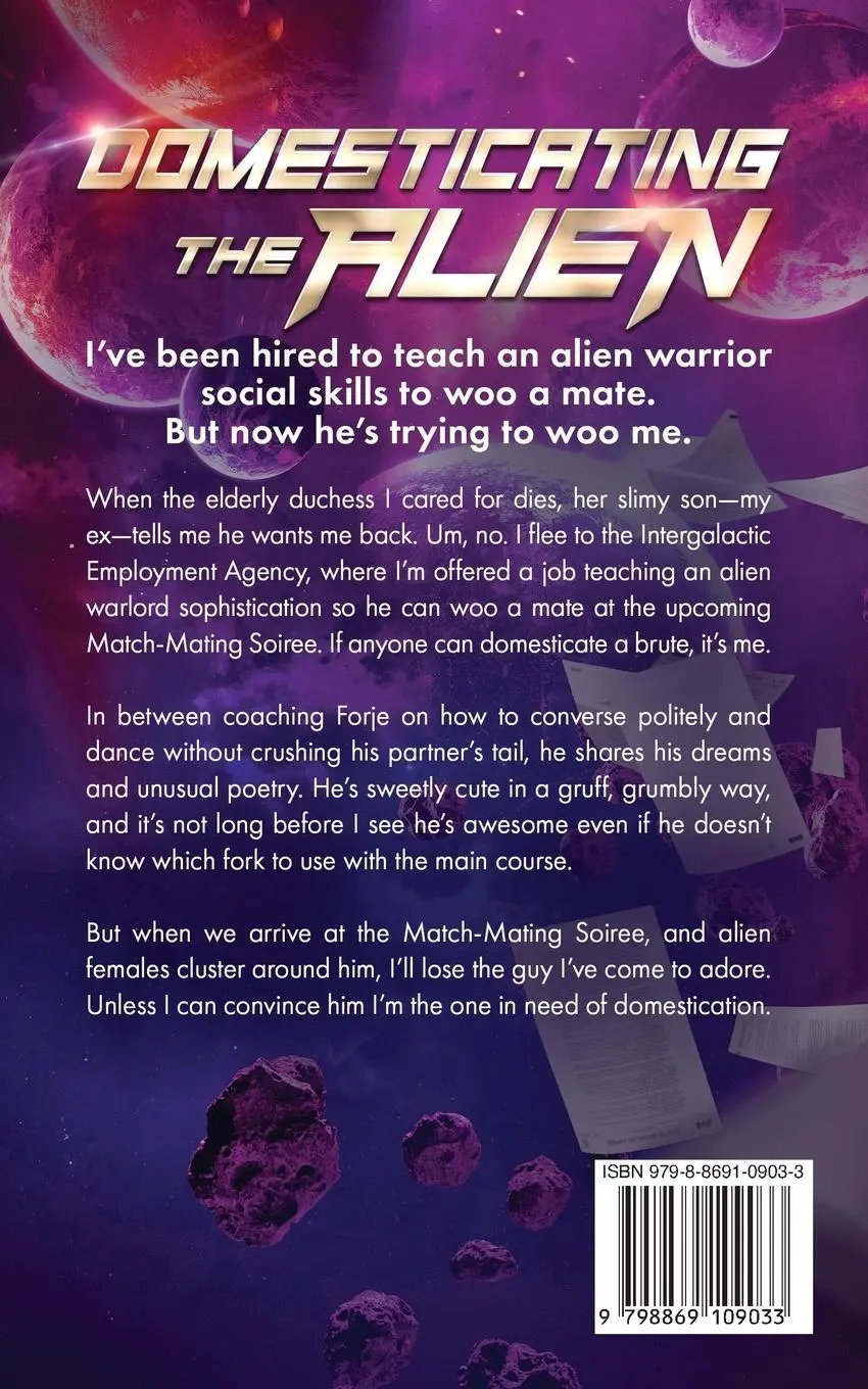 Rückseite: 9798869109033 | Domesticating the Alien | A Sci-fi Alien Romance | Ava Ross | Buch
