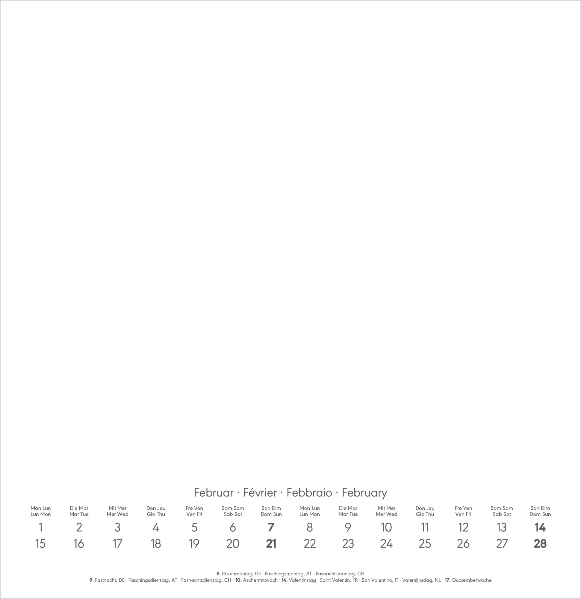 Bild: 4069095019133 | Kreativkalender XL schwarz 2027 | Neumann Verlage GmbH &amp; Co KG | 14 S.