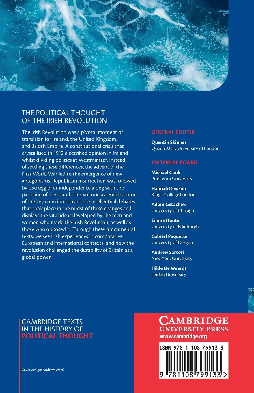 Rückseite: 9781108799133 | The Political Thought of the Irish Revolution | Richard Bourke (u. a.)