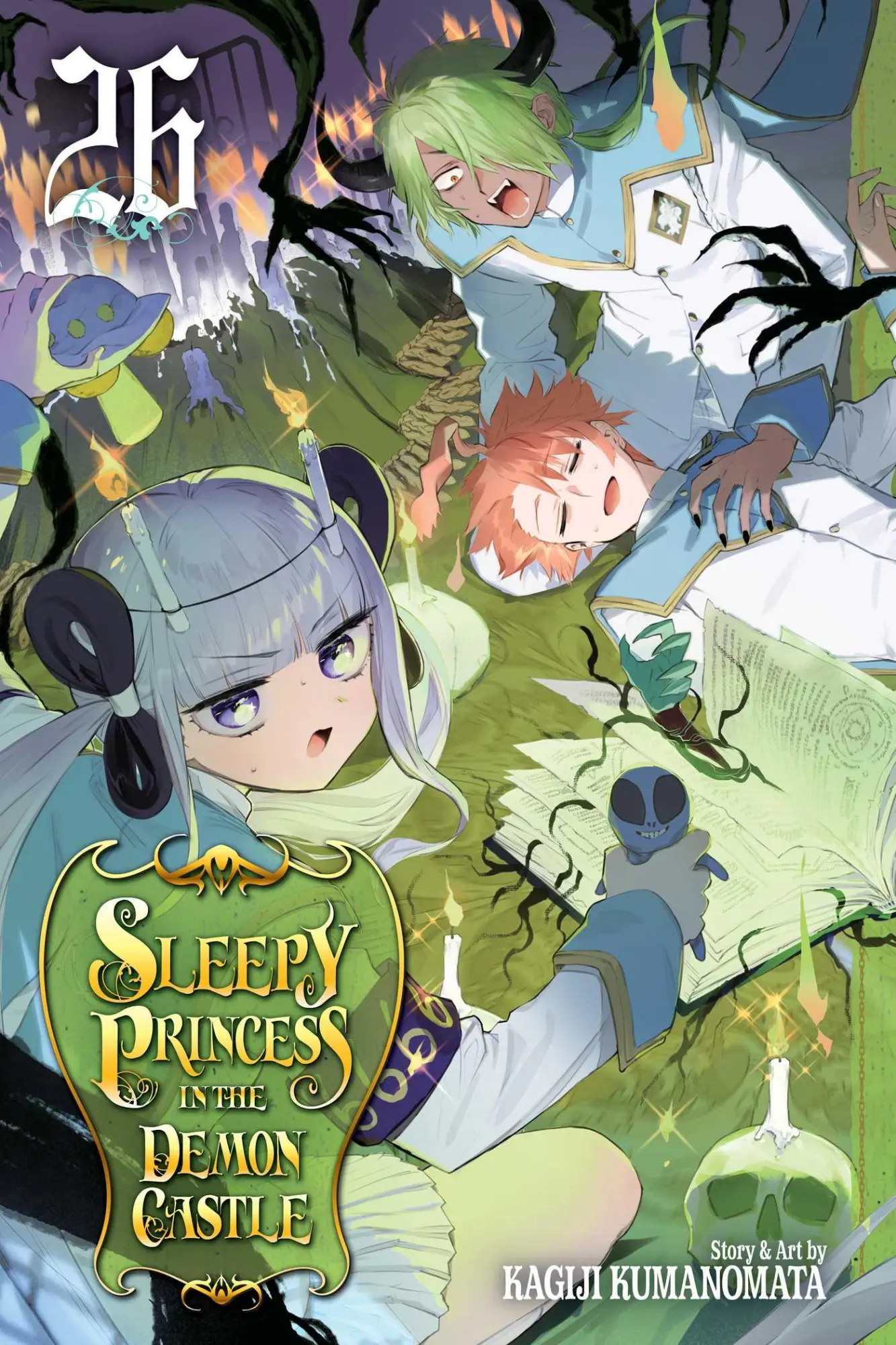 Cover: 9781974749133 | Sleepy Princess in the Demon Castle, Vol. 26 | Kagiji Kumanomata