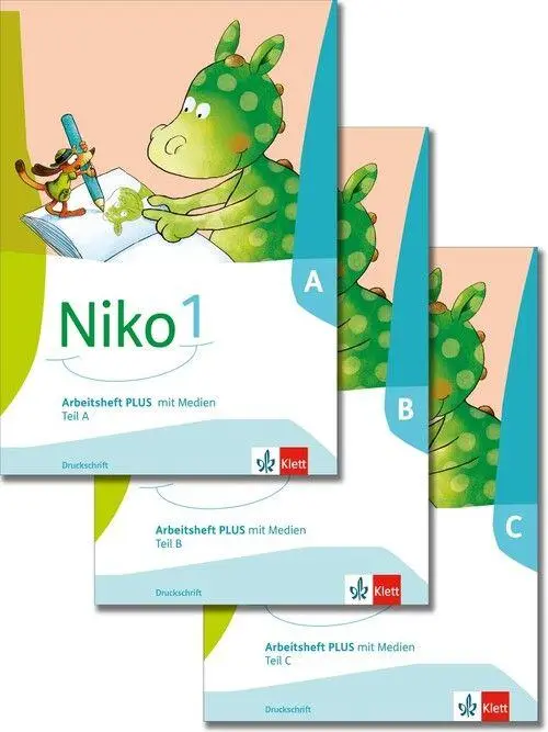 Cover: 9783123109133 | Niko 1. Arbeitsheft Plus in Druckschrift Klasse 1 | Bundle | Deutsch