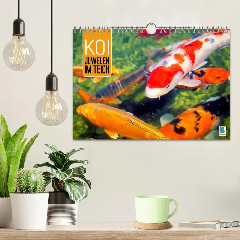 Bild: 9783457699133 | Koi: Juwelen im Teich (Wandkalender 2026 DIN A4 quer), CALVENDO...