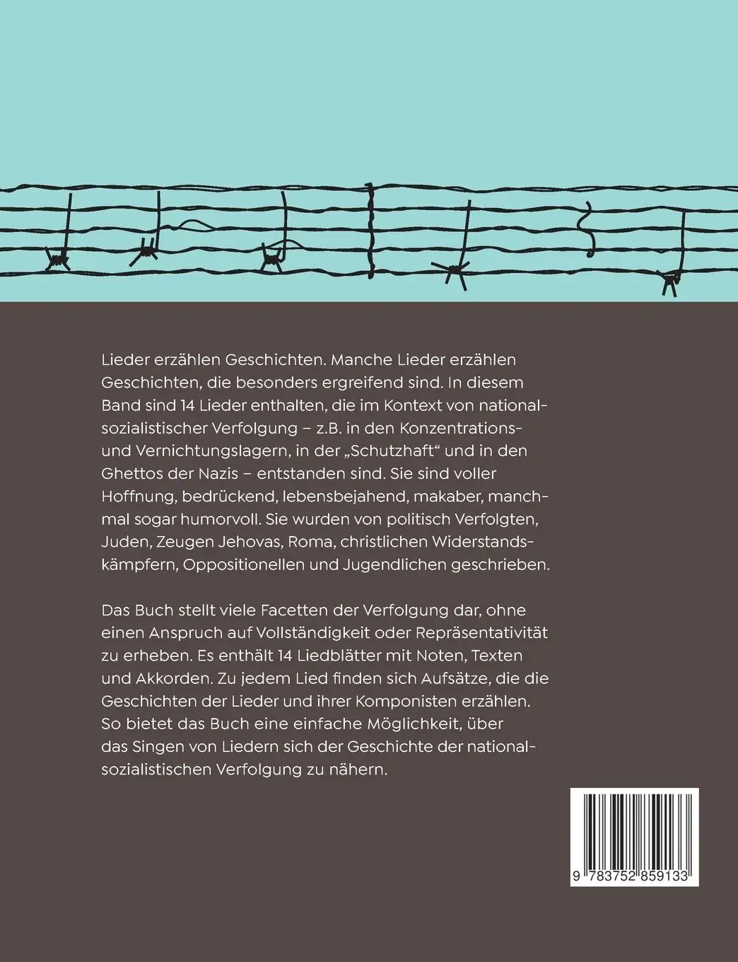 Rückseite: 9783752859133 | Träumen von der Freiheit | Lieder von Verfolgten | Janne Biermann