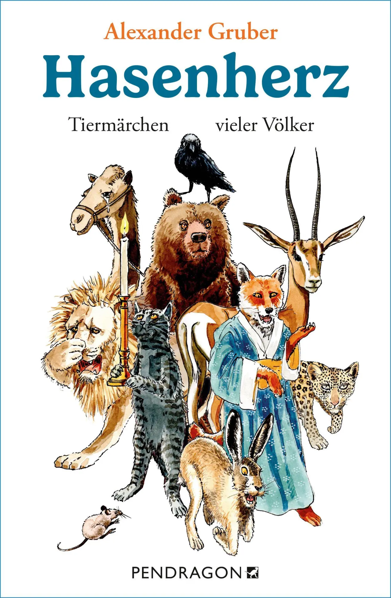 Cover: 9783865329233 | Hasenherz | Tiermärchen vieler Völker - Gesammelte Märchen | Gruber