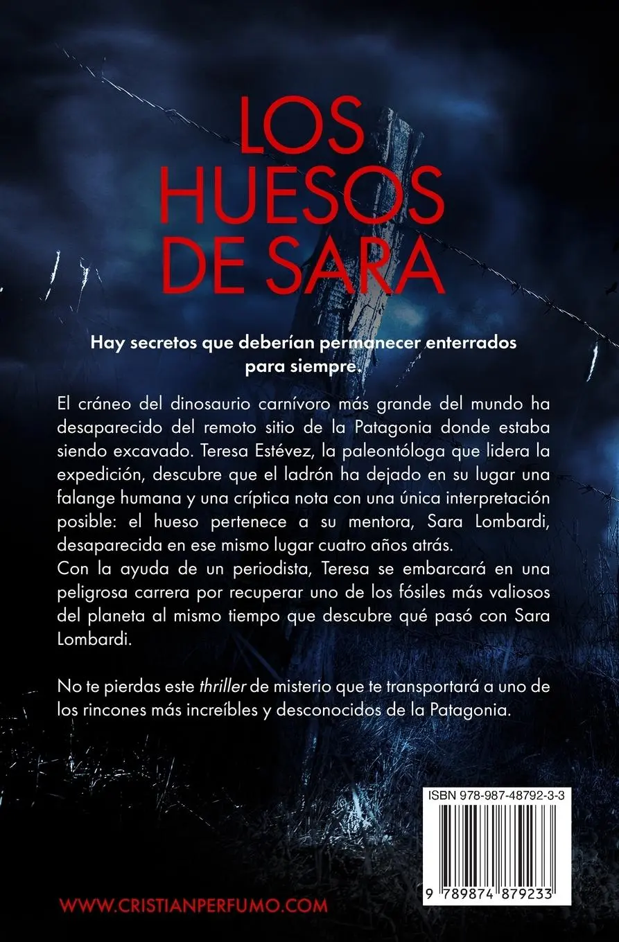 Rückseite: 9789874879233 | Los huesos de Sara | Cristian Perfumo | Taschenbuch | Spanisch | 2022