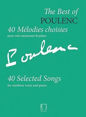 Cover: 9781495019333 | The Best of Poulenc - 40 Selected Songs | Francis Poulenc | Buch