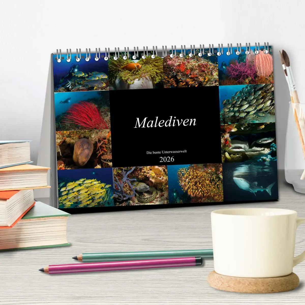 Bild: 9783457749333 | Malediven - Die bunte Unterwasserwelt (Tischkalender 2026 DIN A5...