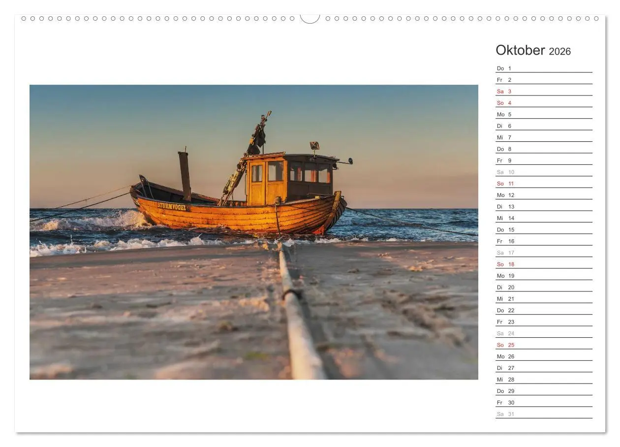 Bild: 9783516219333 | Zeit für Erholung - Insel Usedom / Geburtstagskalender...