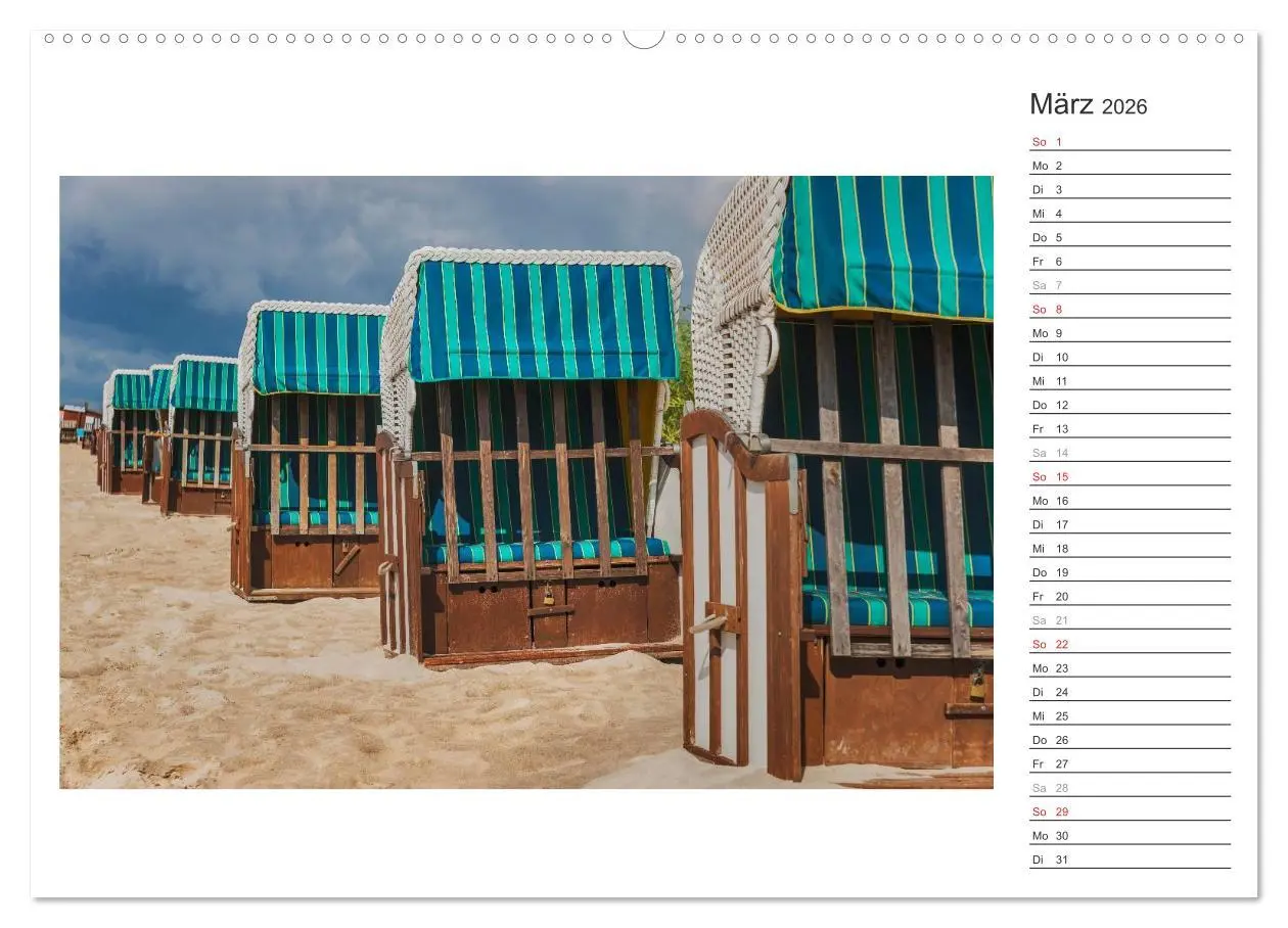 Bild: 9783516219333 | Zeit für Erholung - Insel Usedom / Geburtstagskalender...