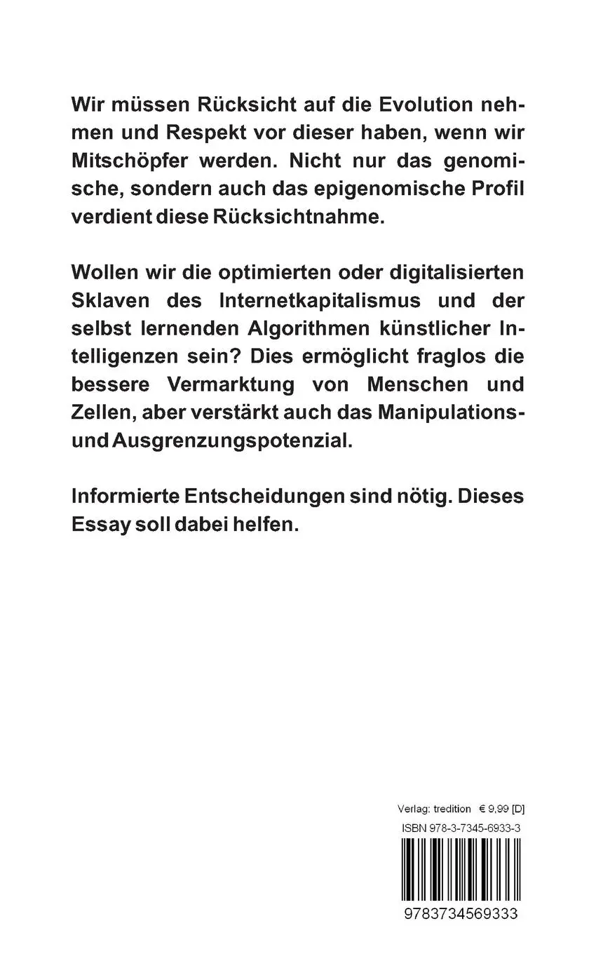Rückseite: 9783734569333 | Die Dämonen des Anthropozän | Ulrich Kübler | Taschenbuch | 52 S.