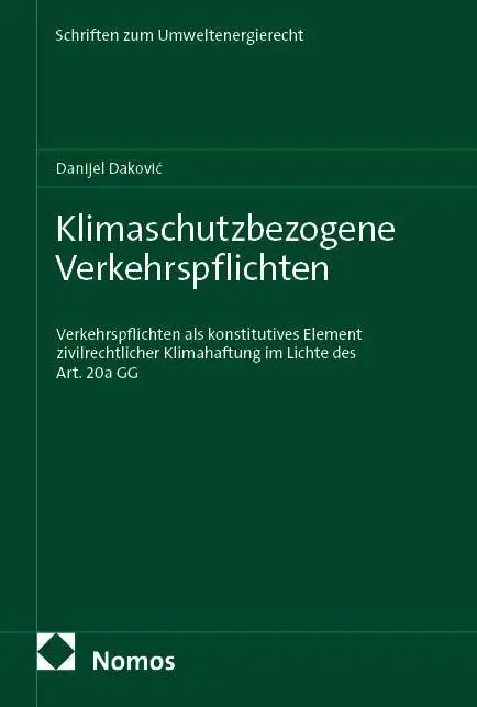 Klimaschutzbezogene Verkehrspflichten