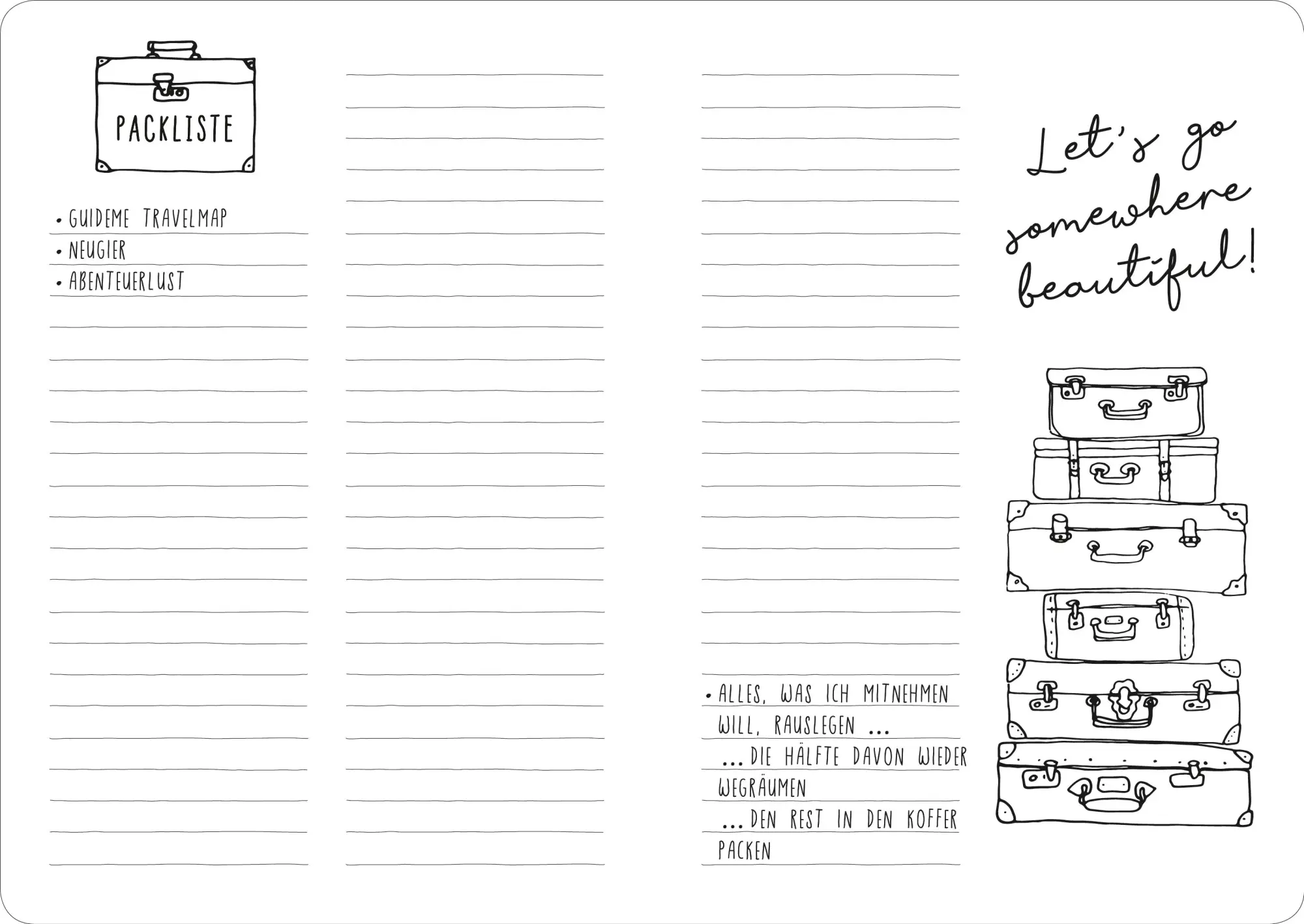 Bild: 9783828309333 | GuideMe Travel Diary "Illustration" - individuelles Reisetagebuch