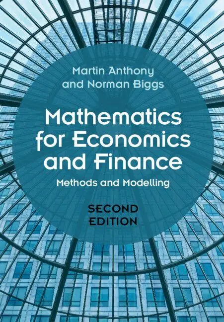 Cover: 9781108459433 | Mathematics for Economics and Finance | Martin Anthony (u. a.) | Buch