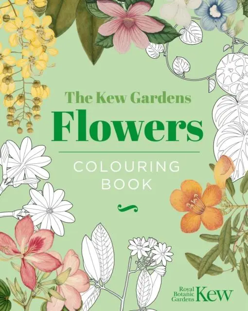 Cover: 9781398849433 | The Kew Gardens Flowers Colouring Book | Hardback Gift Edition | Kew