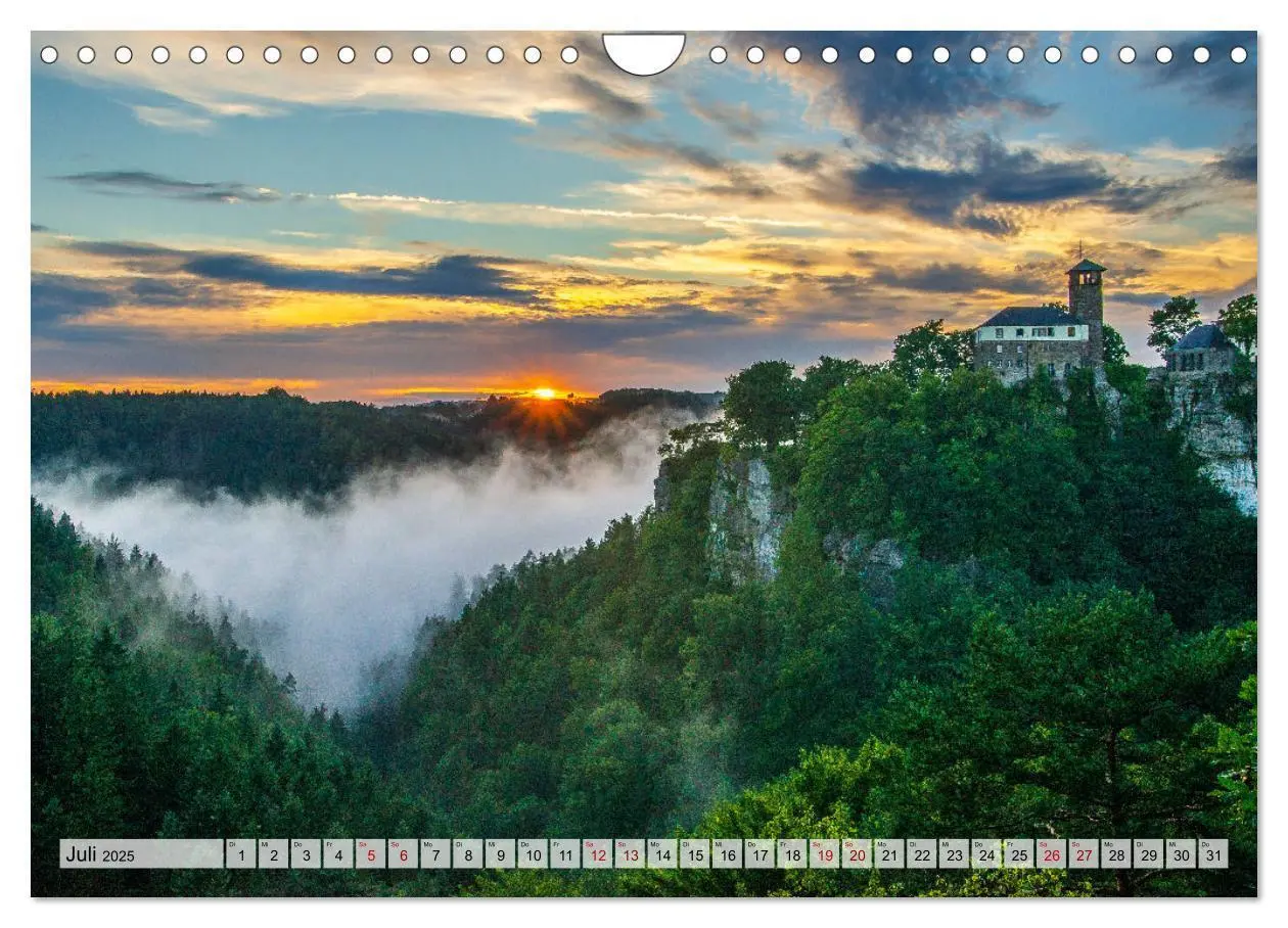 Bild: 9783435029433 | Die Burg Hohnstein im Wandel der Jahreszeiten (Wandkalender 2025...