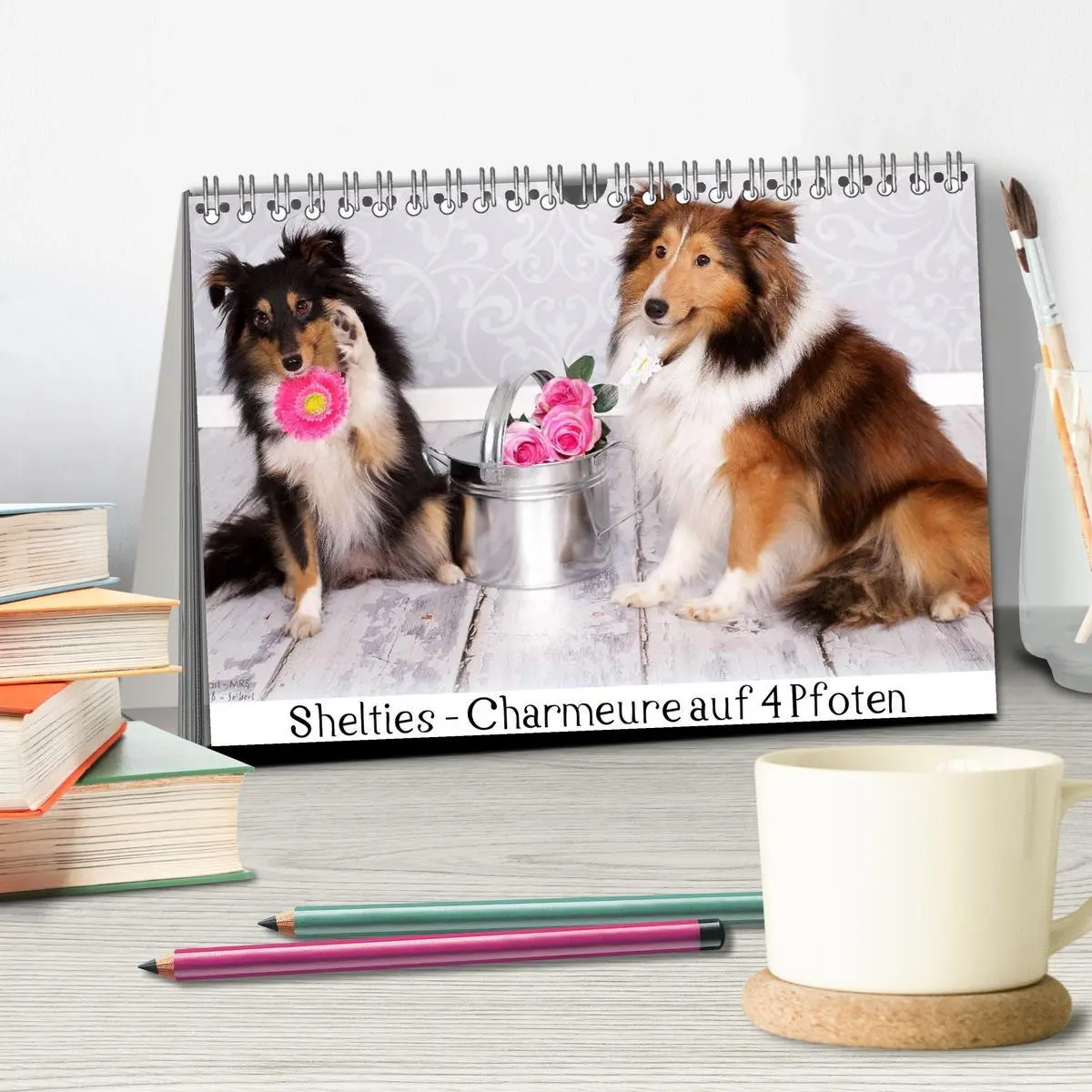 Bild: 9783516139433 | Shelties : Charmeure auf 4 Pfoten (Tischkalender 2026 DIN A5 quer),...