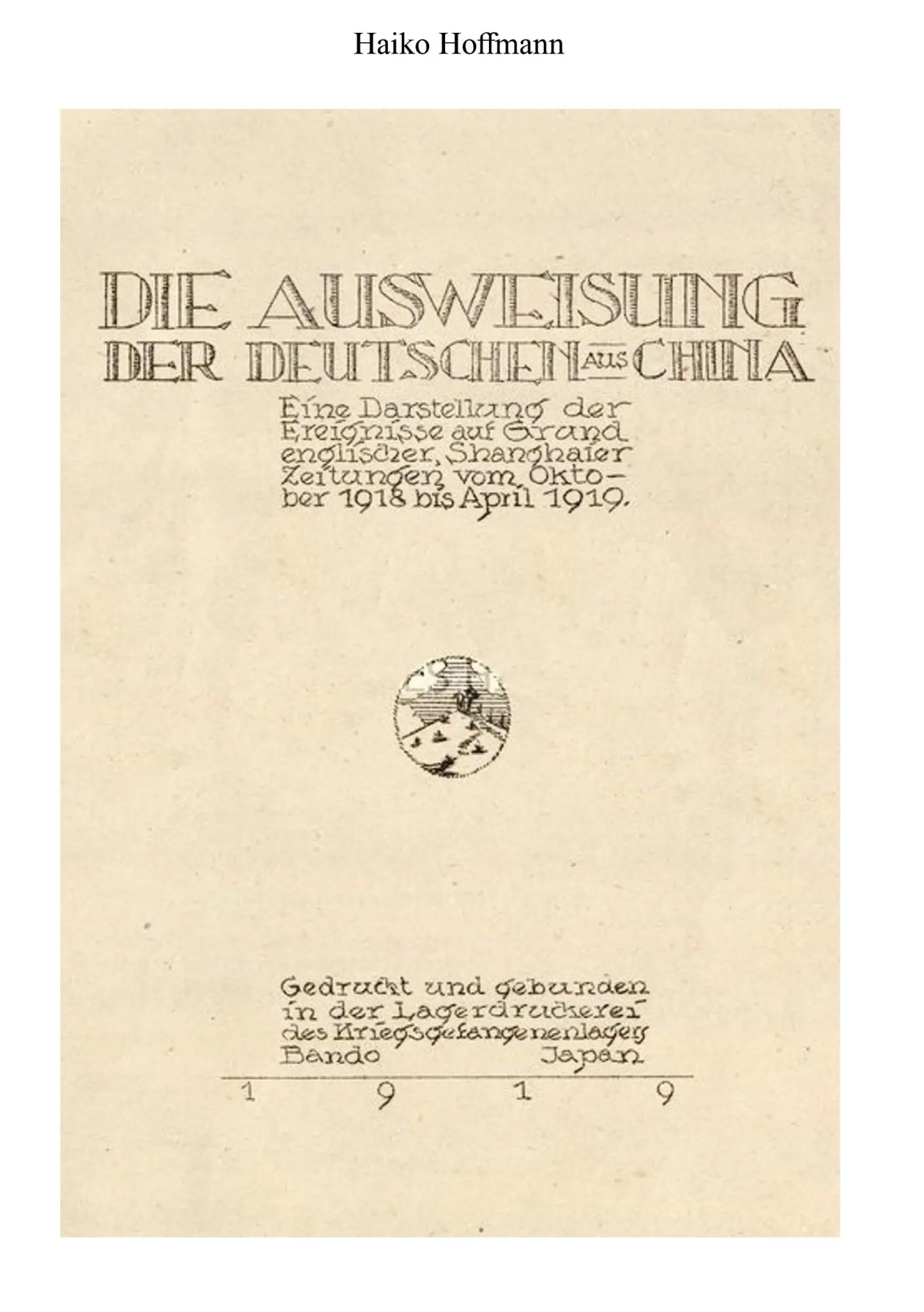 Cover: 9783758319433 | Die Ausweisung der Deutschen aus China | Hans-Jürgen Sträter | Buch