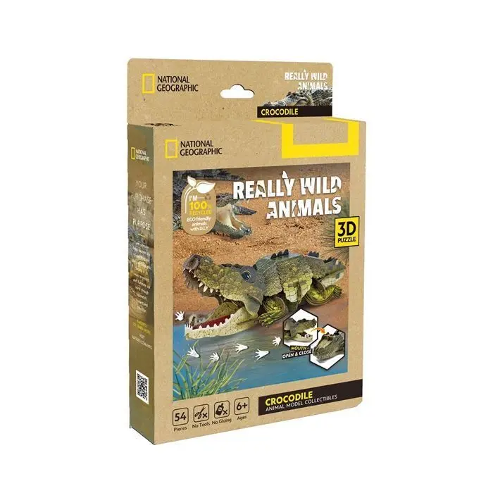 Cover: 7640409429533 | CUBICFUN - 3D Puzzle Krokodil 54 Teile | Spiel | 661182 | 2026