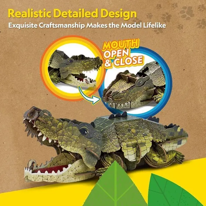 Bild: 7640409429533 | CUBICFUN - 3D Puzzle Krokodil 54 Teile | Spiel | 661182 | 2026