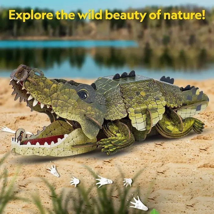 Bild: 7640409429533 | CUBICFUN - 3D Puzzle Krokodil 54 Teile | Spiel | 661182 | 2026