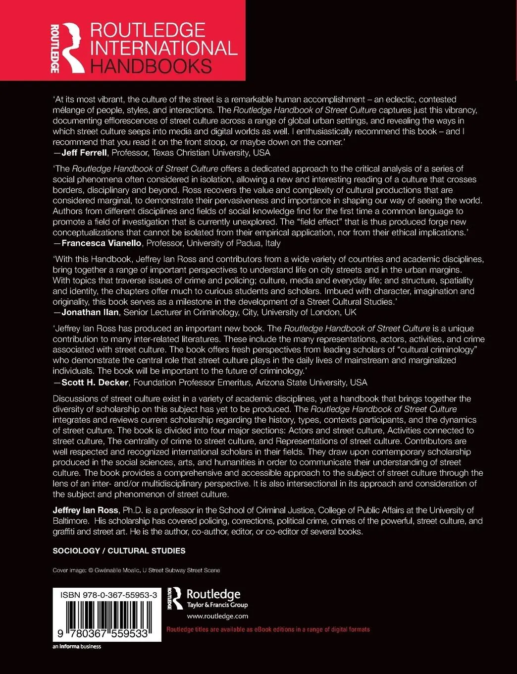 Rückseite: 9780367559533 | Routledge Handbook of Street Culture | Jeffrey Ian Ross | Taschenbuch