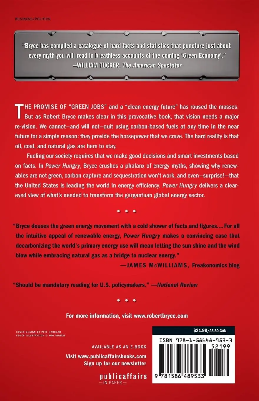 Rückseite: 9781586489533 | Power Hungry | Robert Bryce | Taschenbuch | Kartoniert / Broschiert