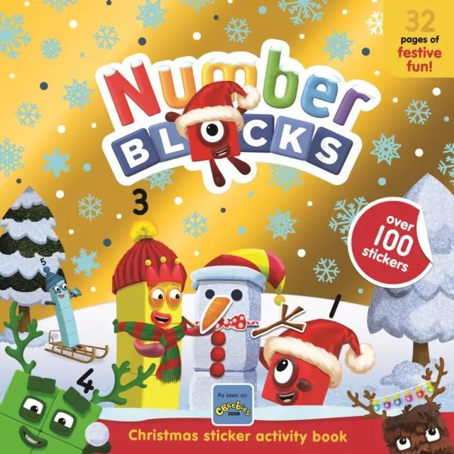 Cover: 9781782269533 | Numberblocks Christmas Sticker Activity Book | Numberblocks (u. a.)